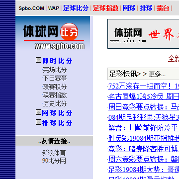 体球网足球比分
