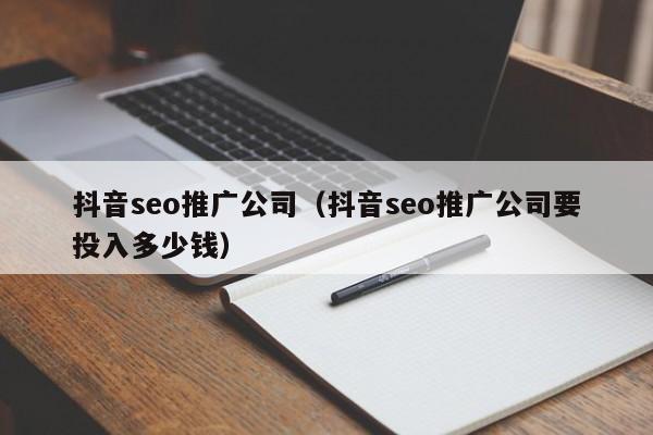 抖音seo推广公司（抖音seo推广公司要投入多少钱）