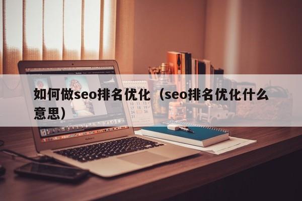 如何做seo排名优化（seo排名优化什么意思）